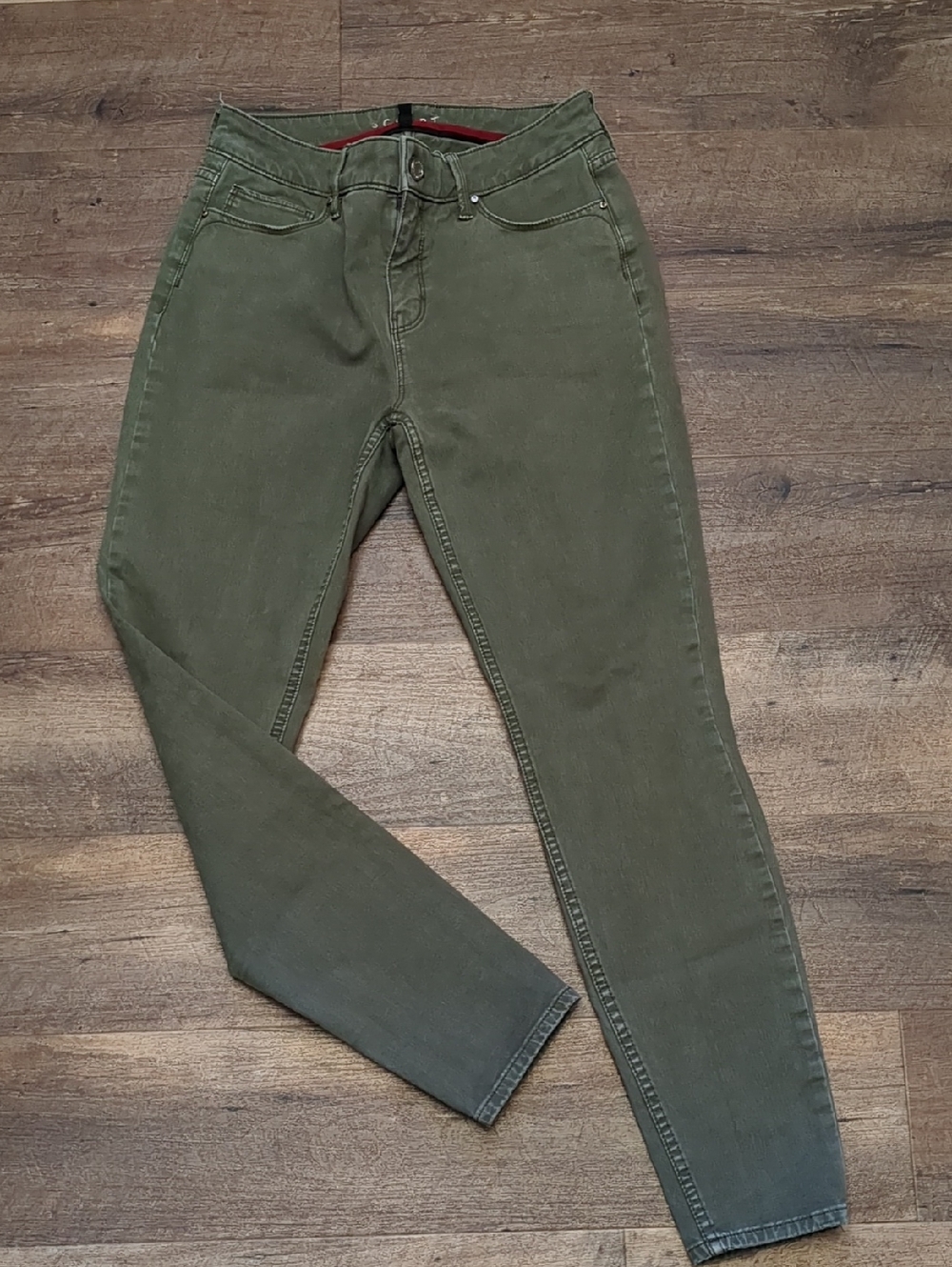 Women’s Olive Green Skinny Jeans